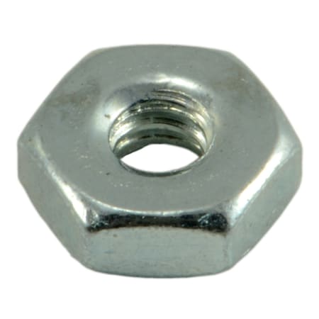 Midwest Fastener Machine Screw Nut, #4-40, Steel, Grade 2, Zinc Plated, 150 PK 62168